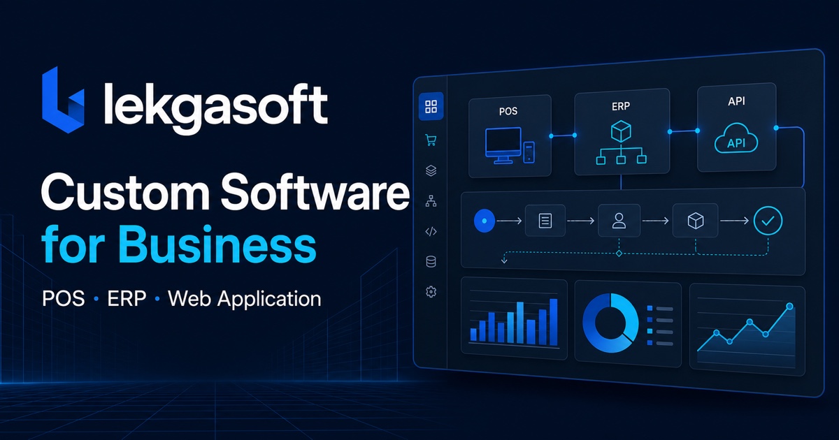 รู้จัก lekgasoft: พัฒนา Custom Software จาก Workflow ของธุรกิจ